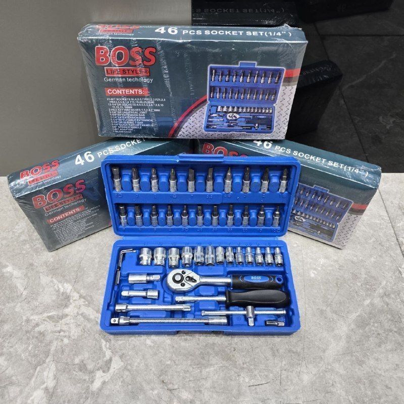 جعبه بکس ۴۶ عددی آبی اصلی باس  مدل BS-46