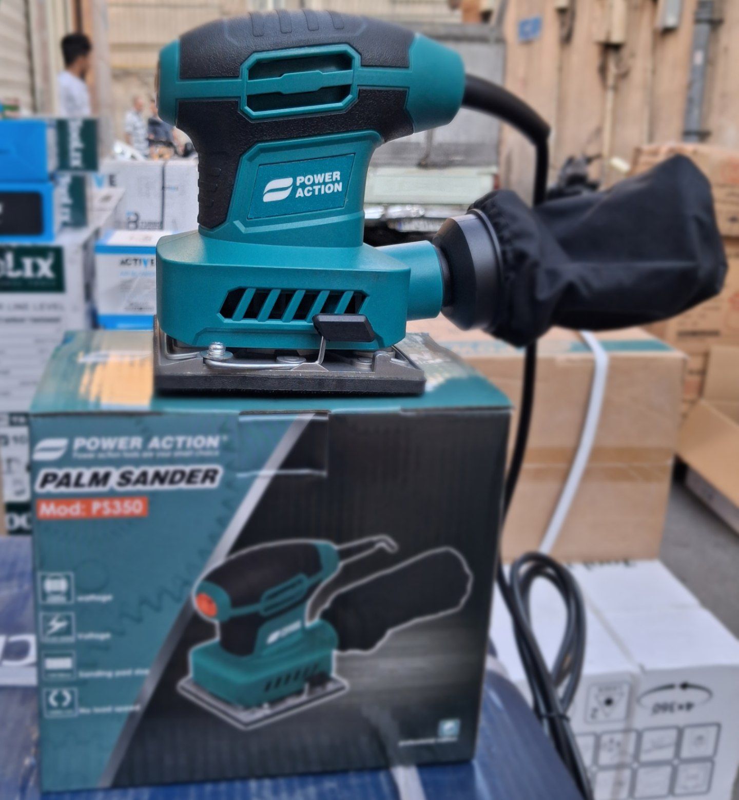 سنباده لرزان مشتی 350 وات پاور اکشن مدل PS 350