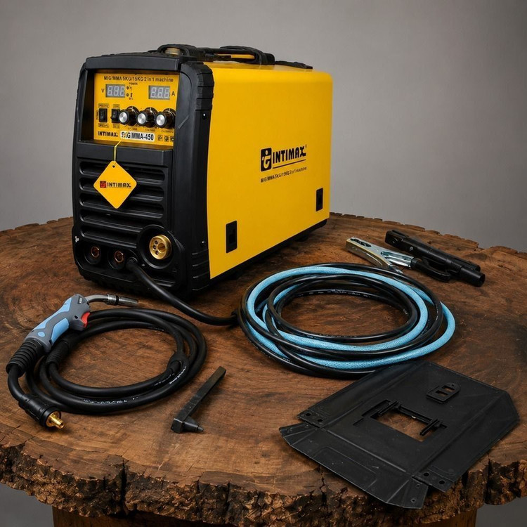 دستگاه جوشکاری Co2 و الکترود صنعتی اینتیمکس ۴۵٠ آمپر مدل Mig/MMa-450