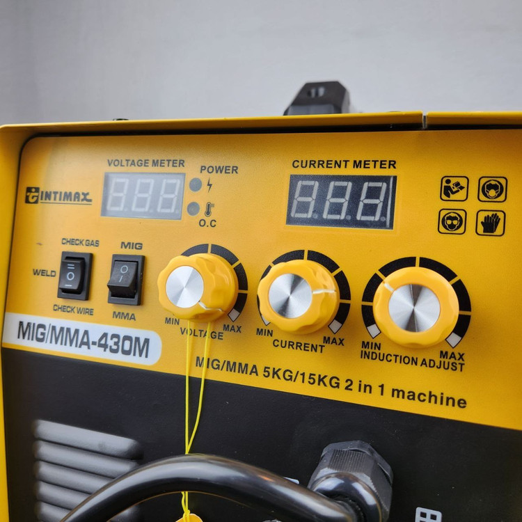 دستگاه جوشکاری Co2 و الکترود صنعتی اینتیمکس ۴٣٠ آمپر مدل mig-mma-430